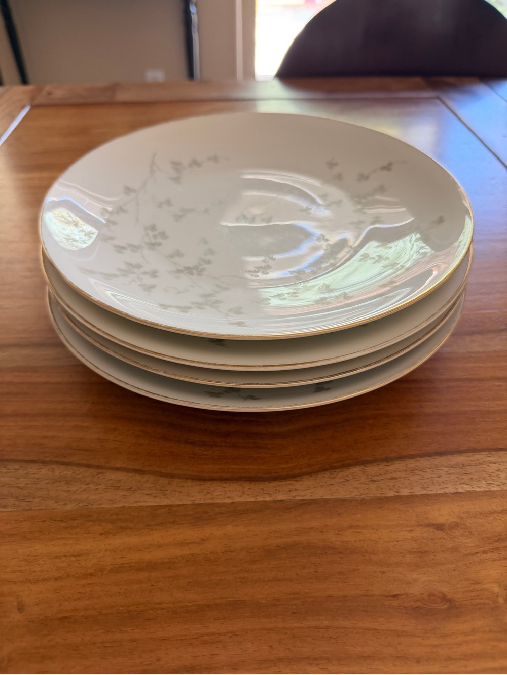 Winterling by Heinrich H&C Dinner Plates with Gold Trim - Set of 4